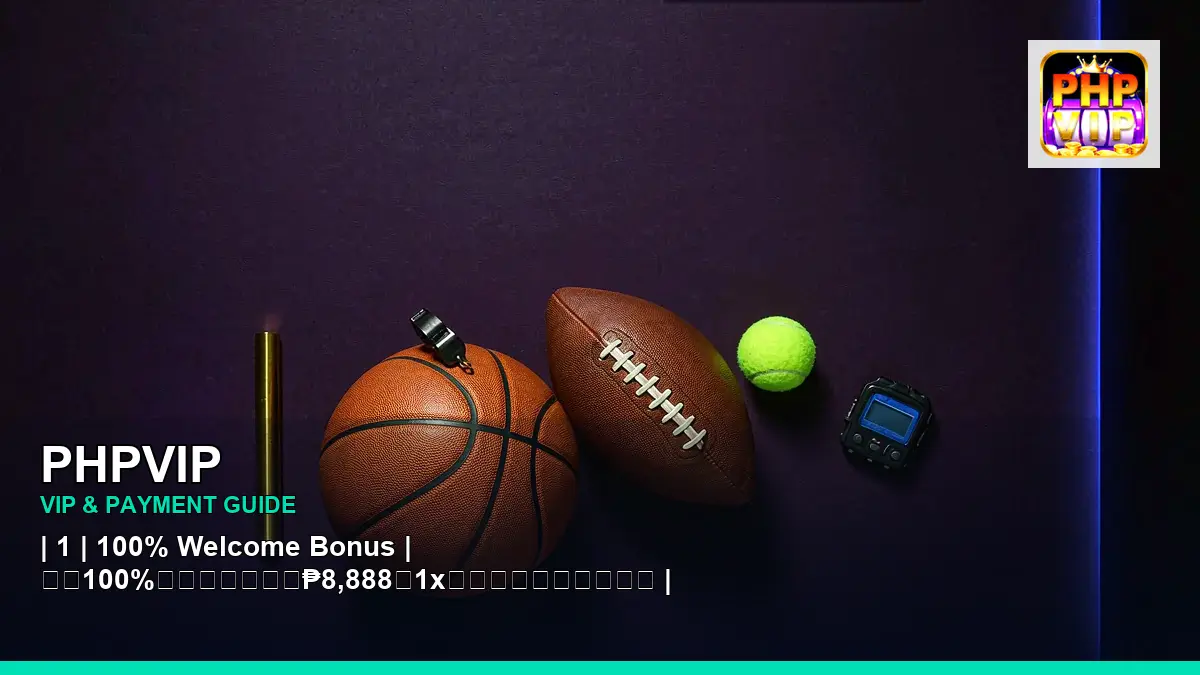 PHPVIP online sports betting featuring a Philippine casino game interface with a equipment flatlay composition